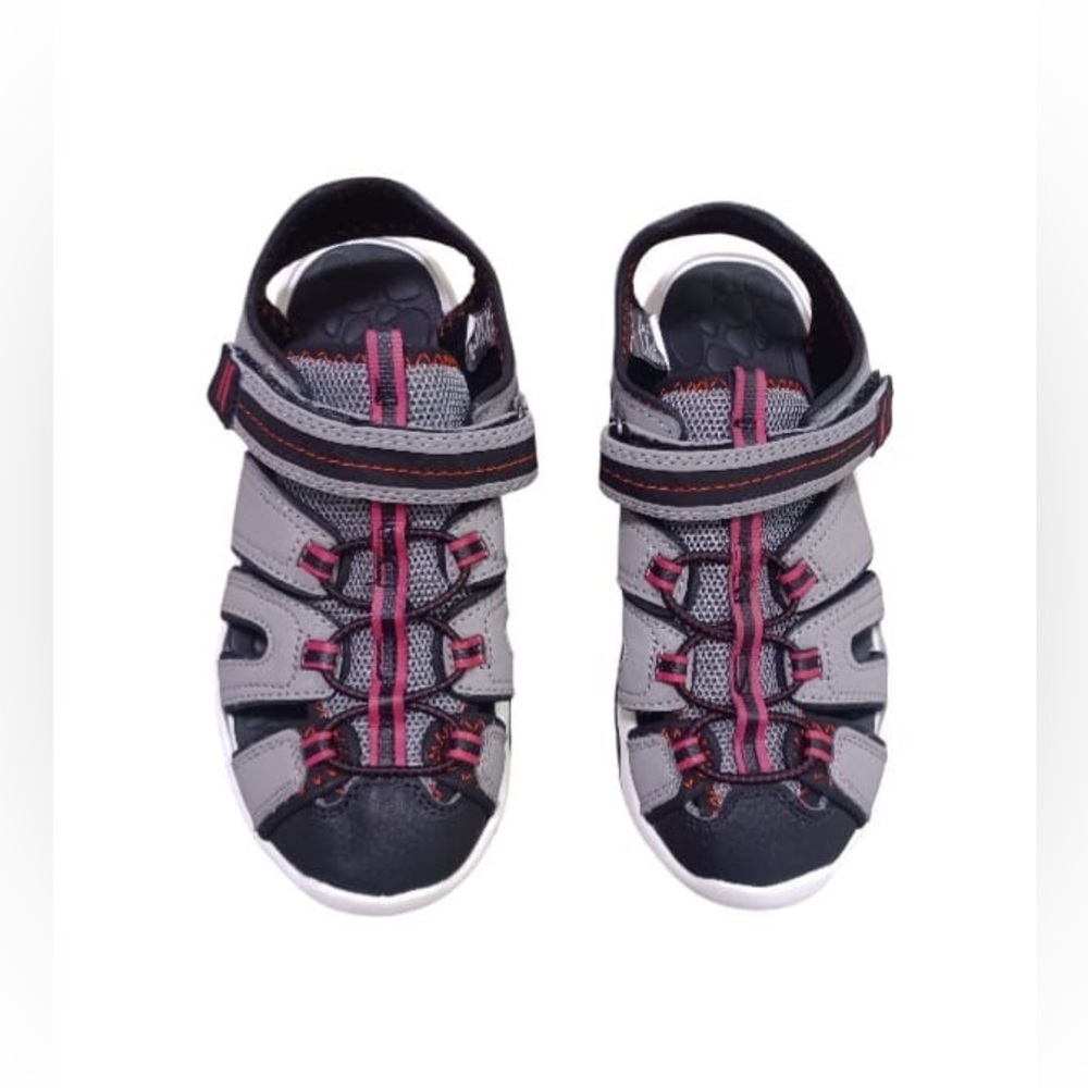 Wonder Nation Girls' sandals, size 2 US, gray color